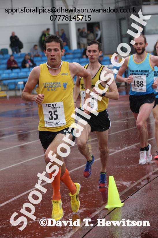 Senior mens 5000 metres, Northern Championships, Sport City, Manchester. Photo: David T. Hewitson/Sports for All Pics